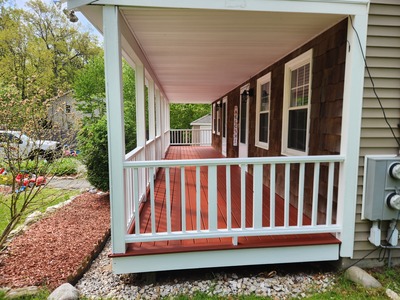 Derry, NH Deck, Railings, Columns, & Skirt