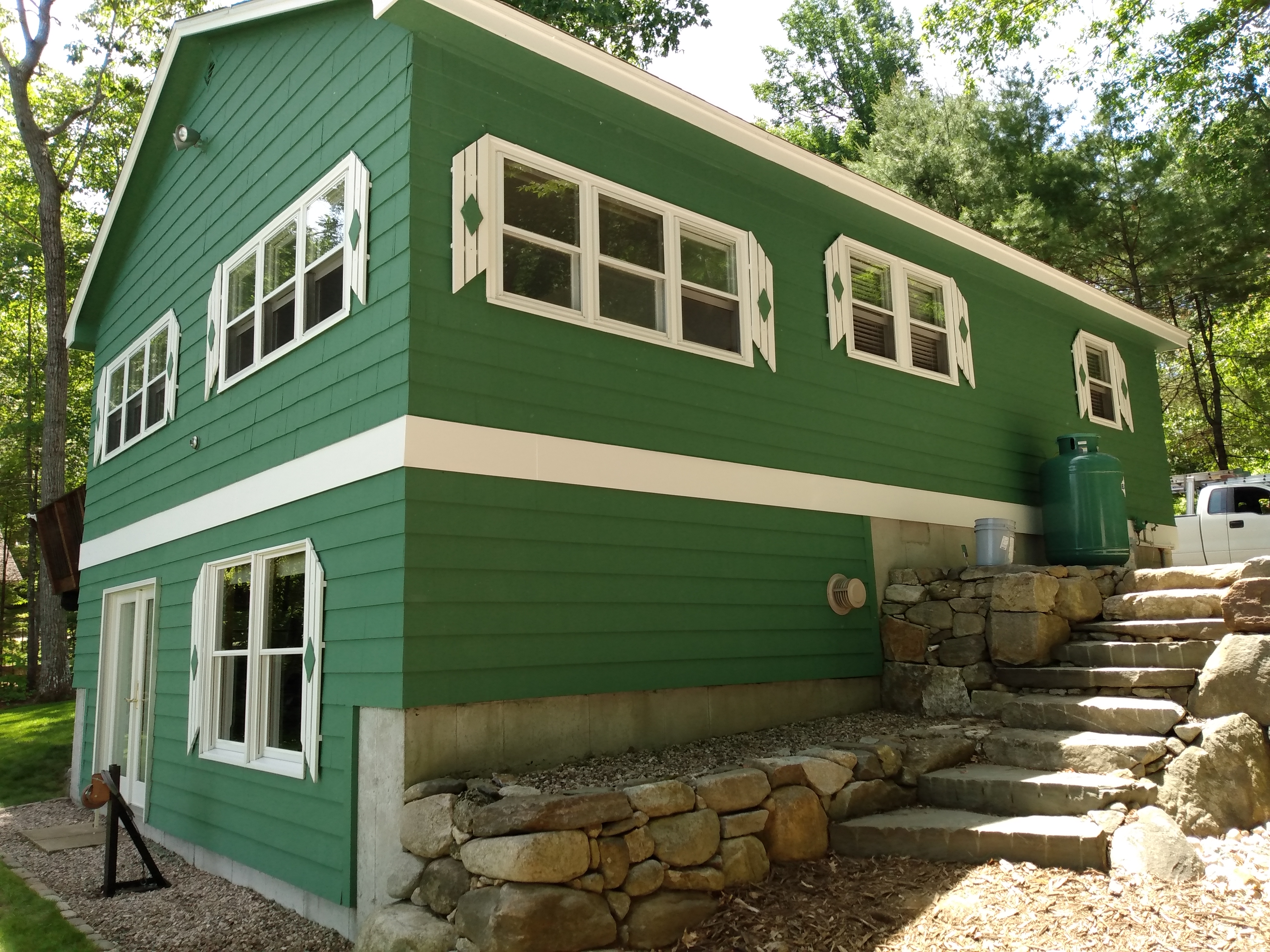 Freshly Painted Lake House