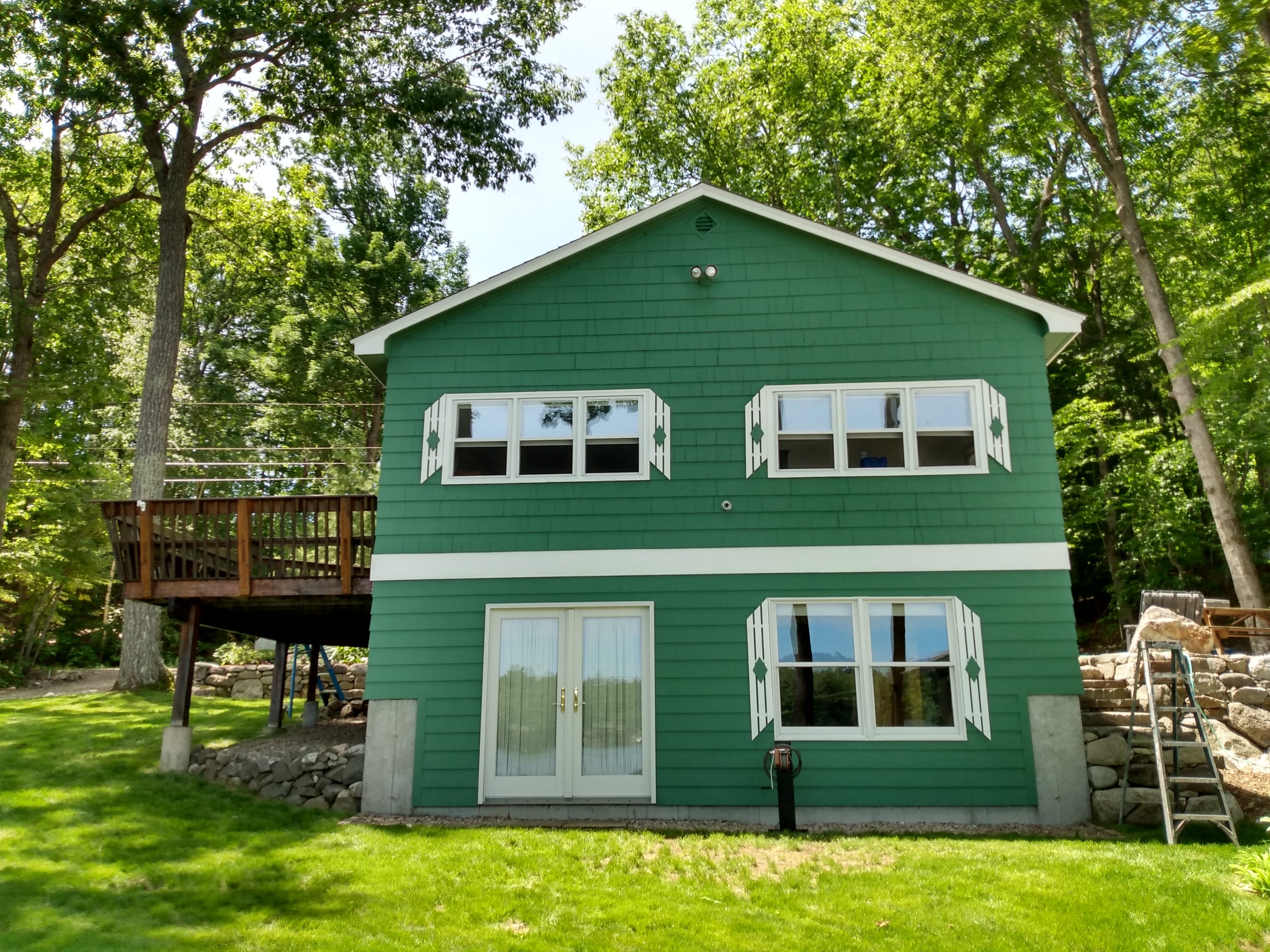 Freshly Painted Lake House